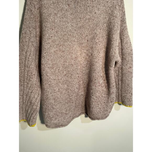 Anthropologie Moth Paloma Wool Blend Turtleneck Sweater Size Small - Picture 8 of 12